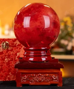 Quả Cầu Đá Núi Lửa Đỏ - 4,7kg - M215747