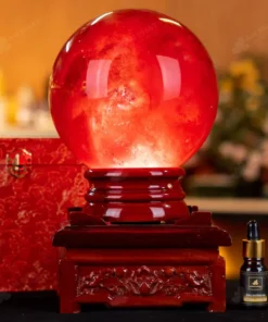 Quả Cầu Đá Núi Lửa Đỏ - 4,7kg - M215747