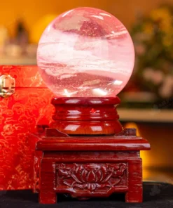 Quả Cầu Đá Núi Lửa Trắng - 1,78kg - M2035178