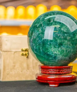 Quả Cầu Thạch Anh Xanh - Fluorite Xanh 10.4kg - 17cm - M227228