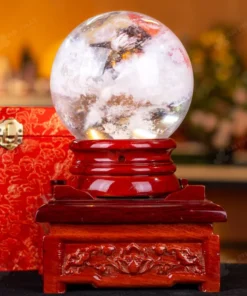 Quả Cầu Đá Núi Lửa Trắng - 2,36kg - M2035236