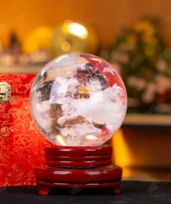 Quả Cầu Đá Núi Lửa Trắng - 2,36kg - M2035236