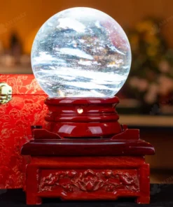 Quả Cầu Đá Núi Lửa Trắng - 2,36kg - M2035236