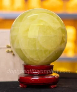 Quả Cầu Phong Thủy Đá Thạch Anh Vàng 5.62kg, 15cm - M197710