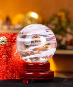 Quả Cầu Đá Núi Lửa Trắng - 2,5kg - M203525