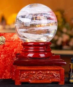 Quả Cầu Đá Núi Lửa Trắng - 2,86kg - M2035286