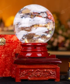 Quả Cầu Đá Núi Lửa Trắng - 3,6kg - M203536