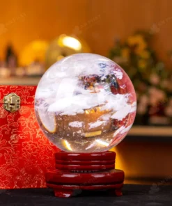 Quả Cầu Đá Núi Lửa Trắng - 3,6kg - M203536