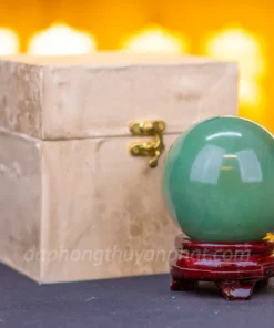 Quả Cầu Thạch Anh Xanh - Fluorite Xanh - 1.02kg - 9cm M05496