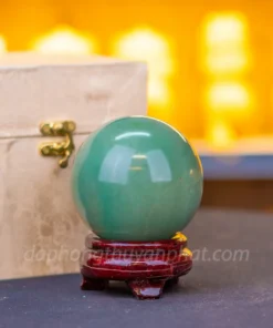 Quả Cầu Thạch Anh Xanh - Fluorite Xanh - 1.02kg - 9cm M05496