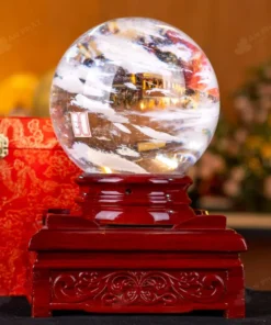 Quả Cầu Đá Núi Lửa Trắng - 5,1kg - M203551