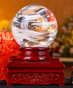 Quả Cầu Đá Núi Lửa Trắng - 5,1kg - M203551