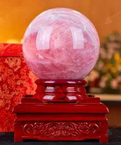 Quả Cầu Phong Thủy Đá Thạch Anh Hồng 6B - 6,92kg - M2890692