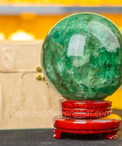 Quả Cầu Thạch Anh Xanh - Fluorite Xanh 5,5kg - 14,5cm - M2272