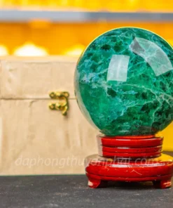 Quả Cầu Thạch Anh Xanh - Fluorite Xanh - 4,8kg - 13,5cm - M2272