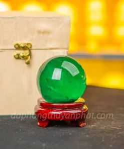 Quả Cầu Thạch Anh Xanh - Fluorite Xanh - 0,64 kg - 6cm - M2272