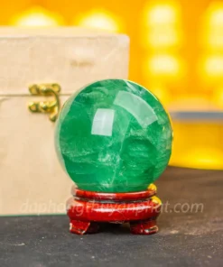 Quả Cầu Thạch Anh Xanh - Fluorite Xanh - 1,42Kg - 12cm - M22726