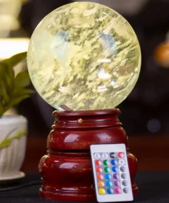 Quả Cầu Phong Thủy Màu Trắng | Đá Núi Lửa Trắng 4.88kg - M21637