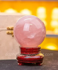 Quả Cầu Phong Thuỷ Thạch Anh Hồng 1.56kg - M23815