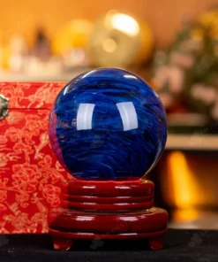 Quả Cầu Đá Núi Lửa Xanh Nước Biển - 1,64kg - M2907164