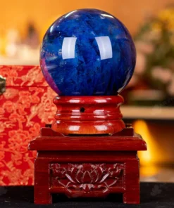 Quả Cầu Đá Núi Lửa Xanh Nước Biển - 1,64kg - M2907164