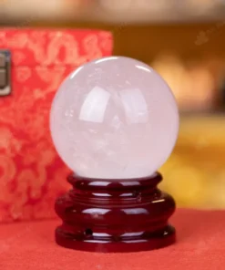 Quả Cầu Phong Thủy Đá Thạch Anh Trắng - 1,25Kg - M2824125