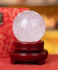 Quả Cầu Phong Thủy Đá Thạch Anh Trắng - 1,25Kg - M2824125