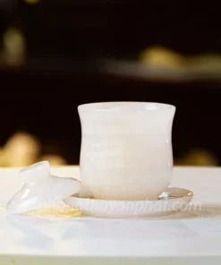 Độc Ẩm Trà Cao Cấp Bằng Chất Liệu Ngọc Hoàng Long, Ngọc Onyx Trắng, Xanh - M2160