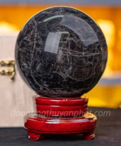 Quả Cầu Phong Thủy Đá Thạch Anh Đen - 4,16kg - 13,5cm - M260210