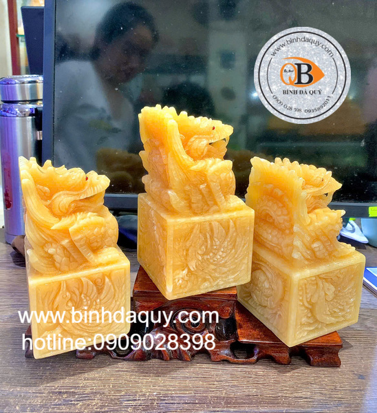 Ấn Rồng Phong Thuỷ Ngọc Hoàng Long 15Cm - Ảnh 2