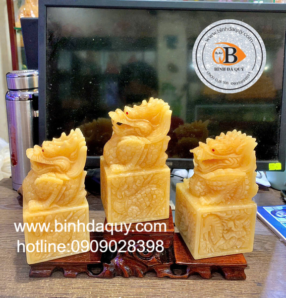 Ấn Rồng Phong Thuỷ Ngọc Hoàng Long 15Cm - Ảnh 3