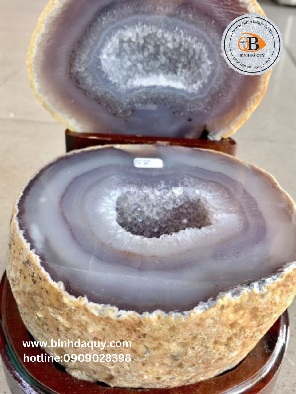 Bát tụ bảo mã não | bát tụ bảo phong thủy 2.83kg