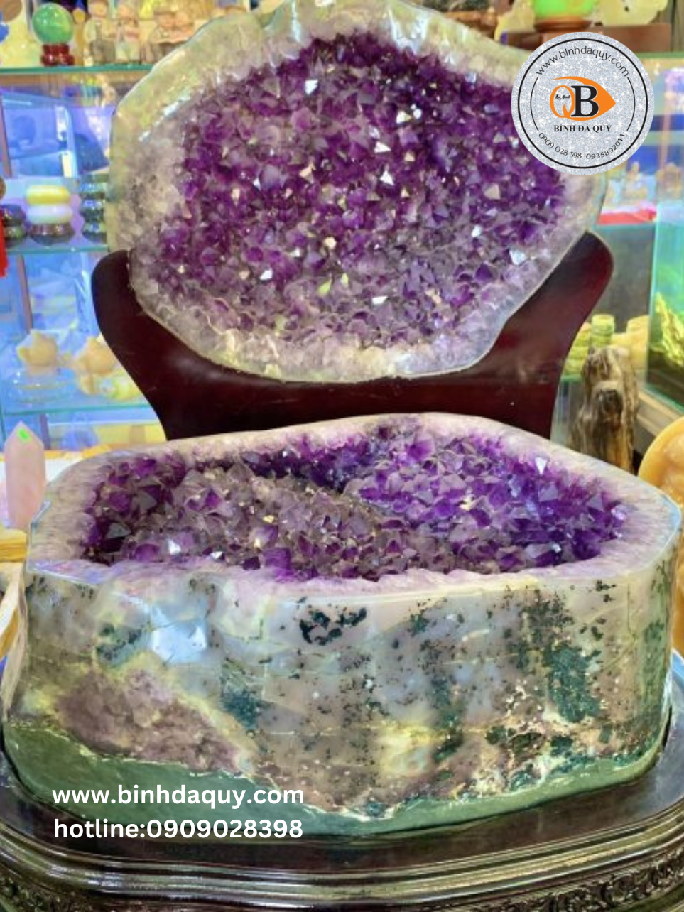 Bát Tụ Bảo Mã Não Phong Thủy