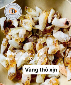 Đá Vụn Trải Nền, Đá Vụn Lót Sàn Thạch Anh Vàng Thô Xịn