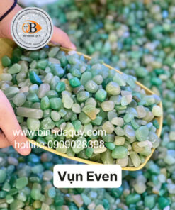 Đá Vụn Thạch Anh Xanh Bóng
