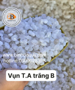 Đá Vụn Thạch Anh Trắng Bóng