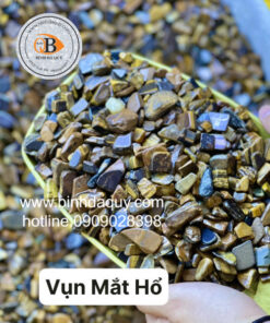 Đá Vụn Thạch Anh Mắt Hổ Bóng