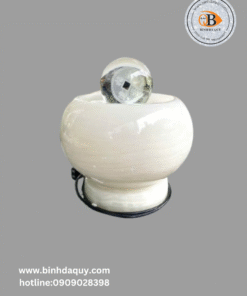 Phong Thủy Luân Ngọc Onix Trắng