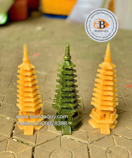 Tháp Văn Xương Canxit Vàng - 0,92kg - Ảnh 4