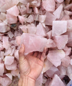 Đá Thạch Anh Hồng Vụn Thô