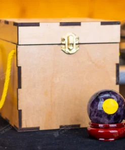 Qủa Cầu Phong Thủy Đá Thạch Anh Tím 0.2kg - 5.3cm - M2598