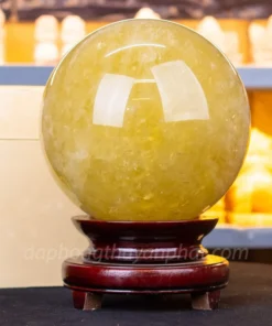 Quả Cầu Phong Thủy Đá Thạch Anh Vàng 11,23kg M14530