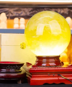 Quả Cầu Phong Thủy Đá Thạch Anh Vàng 11,23kg M14530