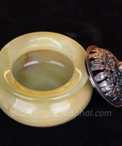 Xông Trầm Đá Onyx Xanh, Hoàng Long Vàng M2574