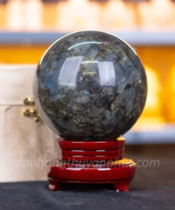 Quả Cầu Phong Thủy Đá Xà Cừ 4.22kg - 14cm M071311