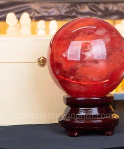 Quả Cầu Đá Núi Lửa Đỏ | Đá Obsidian Đỏ - 12,5kg - 22cm - M2034