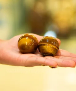 Bi Lăn Tay Thạch Anh Mắt Hổ Nâu Vàng - M0522