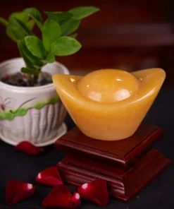 Kim Nguyên Bảo (Thỏi Vàng) Ngọc Hoàng Long 15cm - M1431 (Mẫu 5)