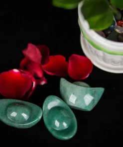 Kim Nguyên Bảo (Thỏi Vàng) Đá Thạch Anh Xanh - M22701 (Mẫu 1)