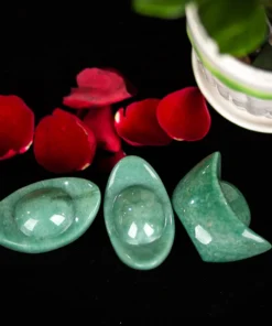 Kim Nguyên Bảo (Thỏi Vàng) Đá Thạch Anh Xanh - M22702 (Mẫu 2)